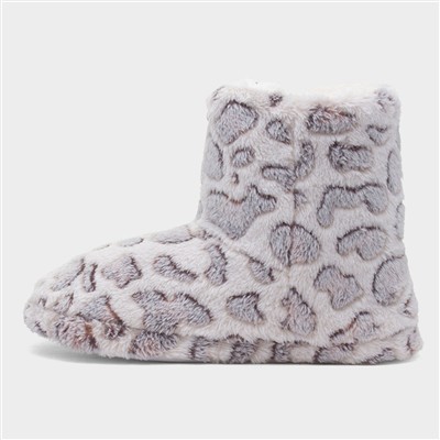 Womens Grey Slippers