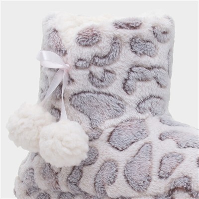 Womens Grey Slippers