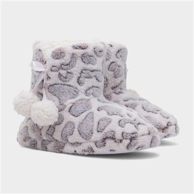 Womens Grey Slippers