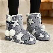 The Slipper Company Womens Navy Star Slipper Boot (Click For Details)