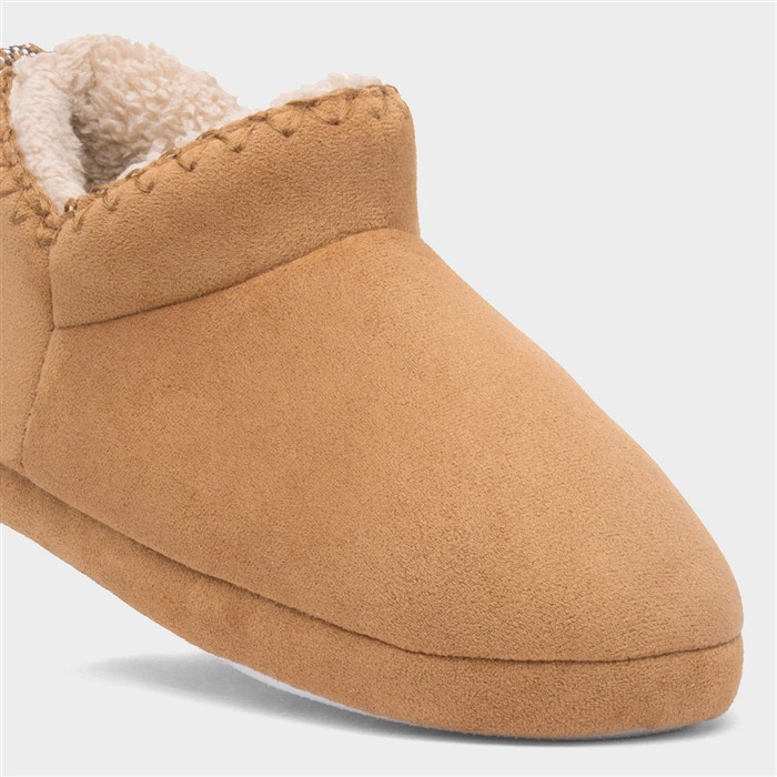 Womens Chestnut Slipper Boot
