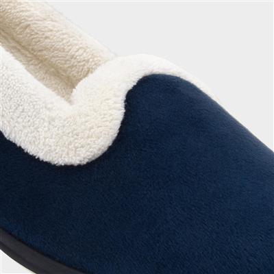 Womens Navy Velour Full