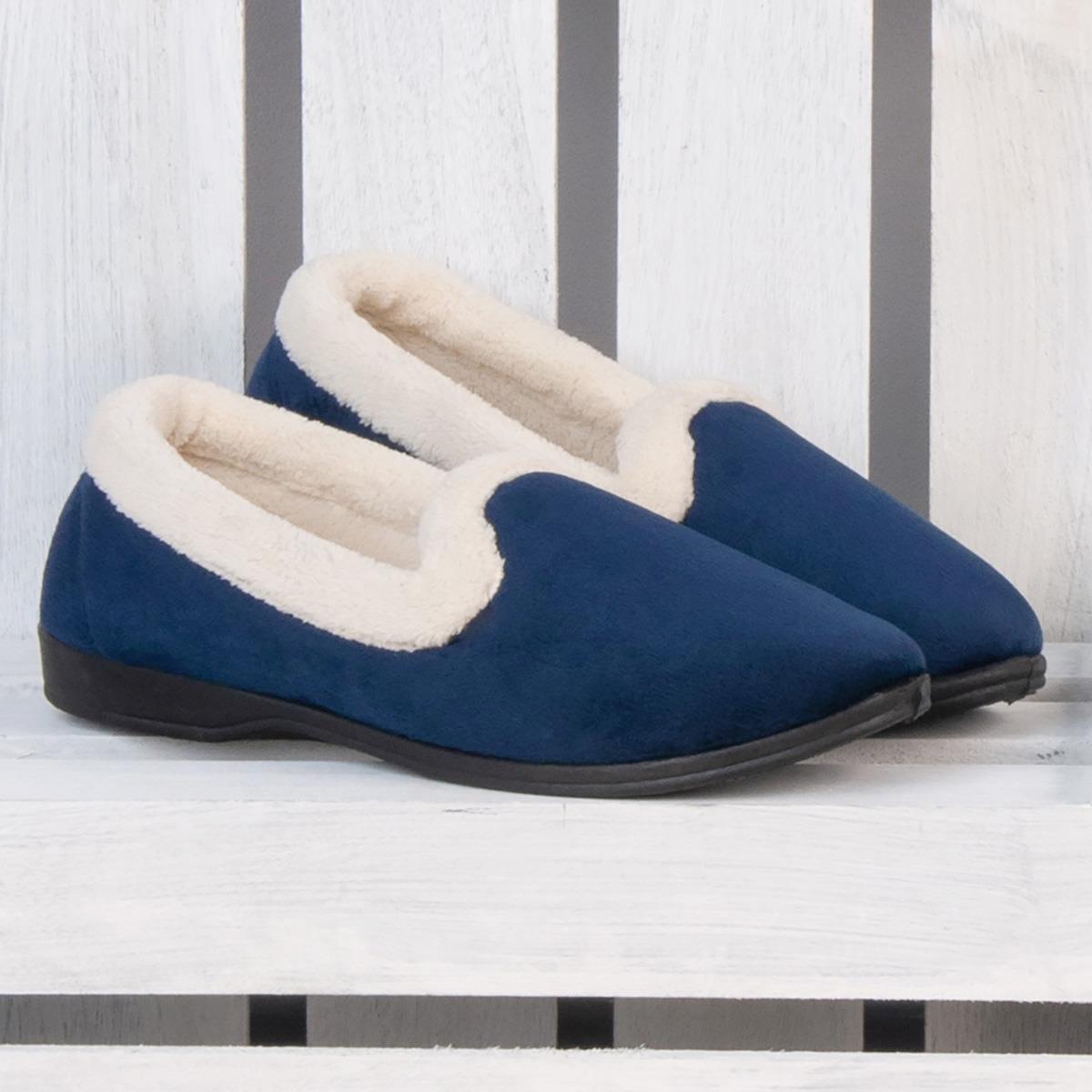 shoe zone ladies slippers