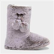 black slipper boots uk
