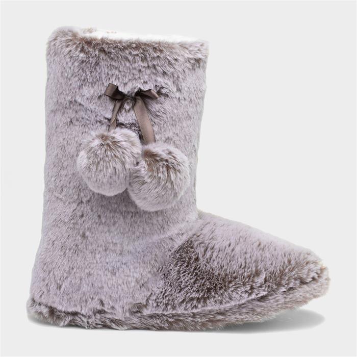 Womens Mink Faux Bootie