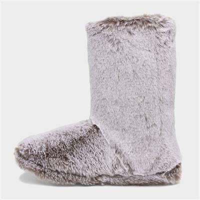 Womens Mink Faux Bootie
