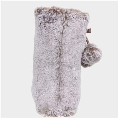Womens Mink Faux Bootie
