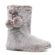 fluffy boot slippers womens