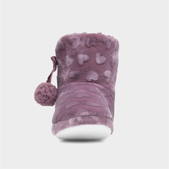 The Slipper Company Lila Womens Purple Slipper 69434 Shoe Zone