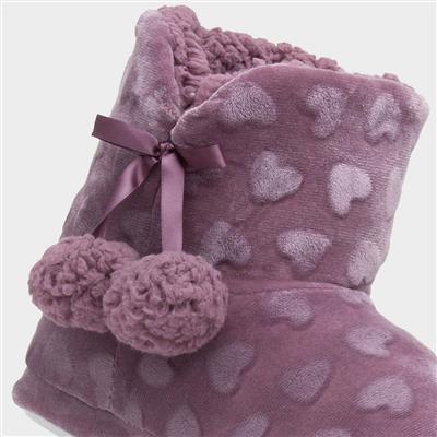 Womens Purple Slipper
