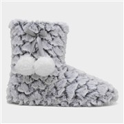 The Slipper Company Womens Grey Slipper Boot (Click For Details)