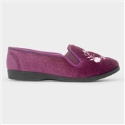 The Slipper Company Womens Heather Flower Slipper (Click For Details)