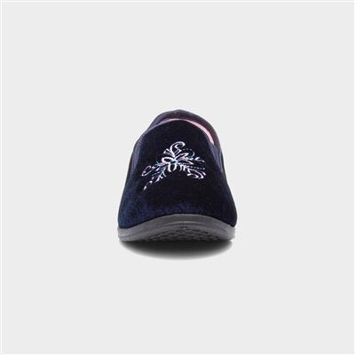 Womens Navy Twin Gusset