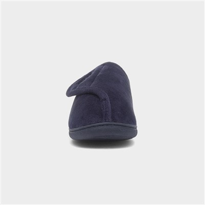 Womens Navy Slipper