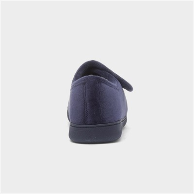 Womens Navy Slipper