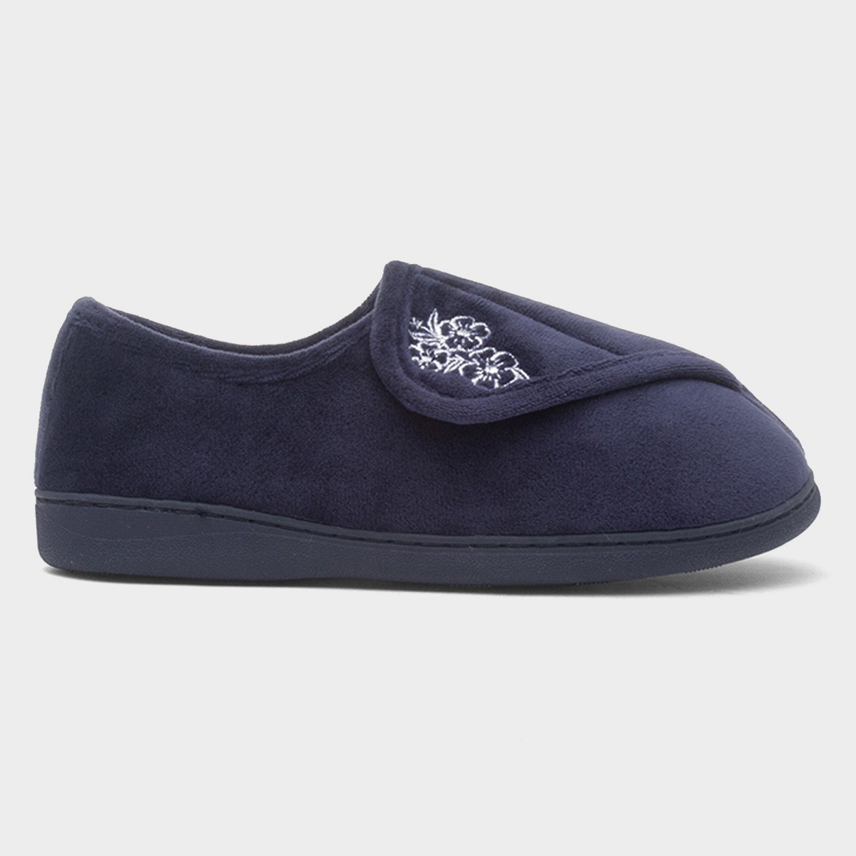 Womens Navy Slipper