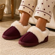 The Slipper Company Womens Burgundy Full Slipper (Click For Details)