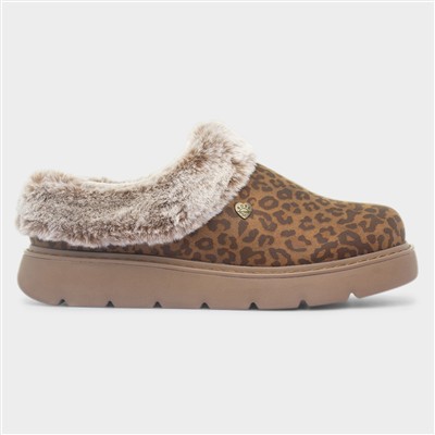 Bobs Keepsakes Womens Leopard Slipper