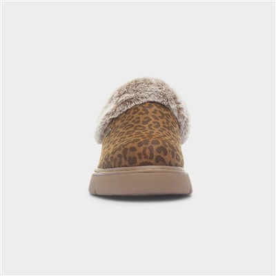 Bobs Keepsakes Womens Leopard Slipper