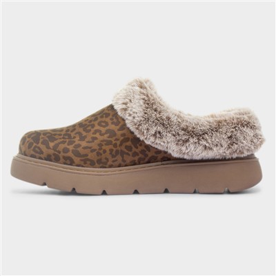 Bobs Keepsakes Womens Leopard Slipper