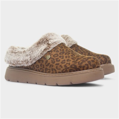 Bobs Keepsakes Womens Leopard Slipper