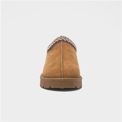 Chloe Womens Chestnut Slipper