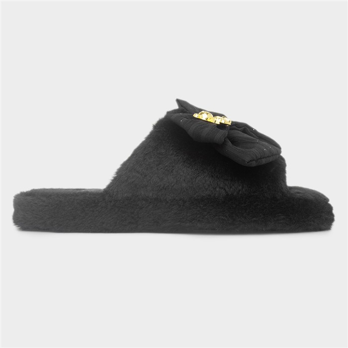 Layla Womens Black Slipper