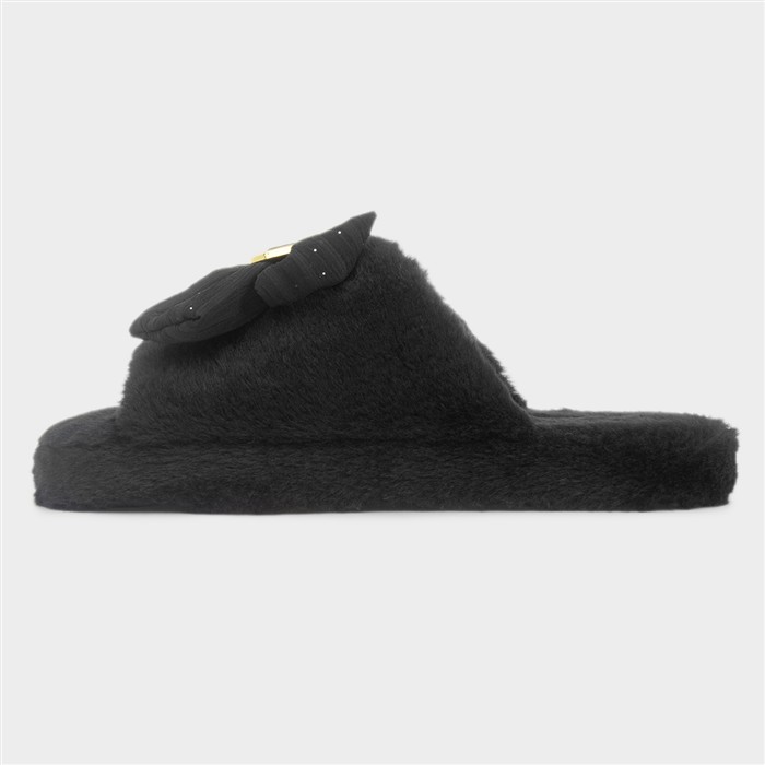 Layla Womens Black Slipper