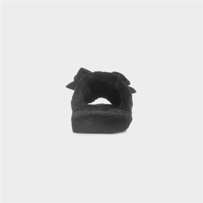 Layla Womens Black Slipper