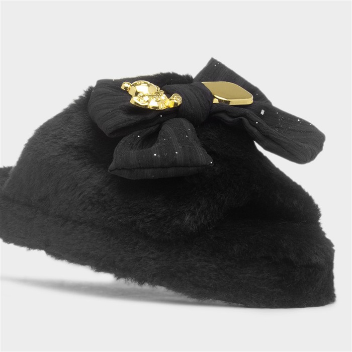 Layla Womens Black Slipper