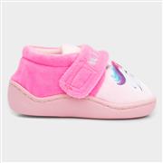 The Slipper Company Girls Pink Unicorn Easy Fasten (Click For Details)