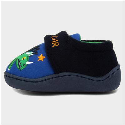Boys Easy Fasten Slipper