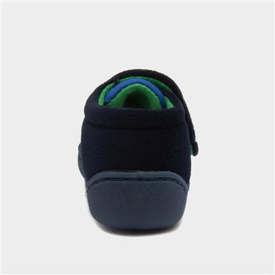 Boys Easy Fasten Slipper