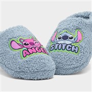 Disney Stitch Kids Light Blue Mule Slipper (Click For Details)