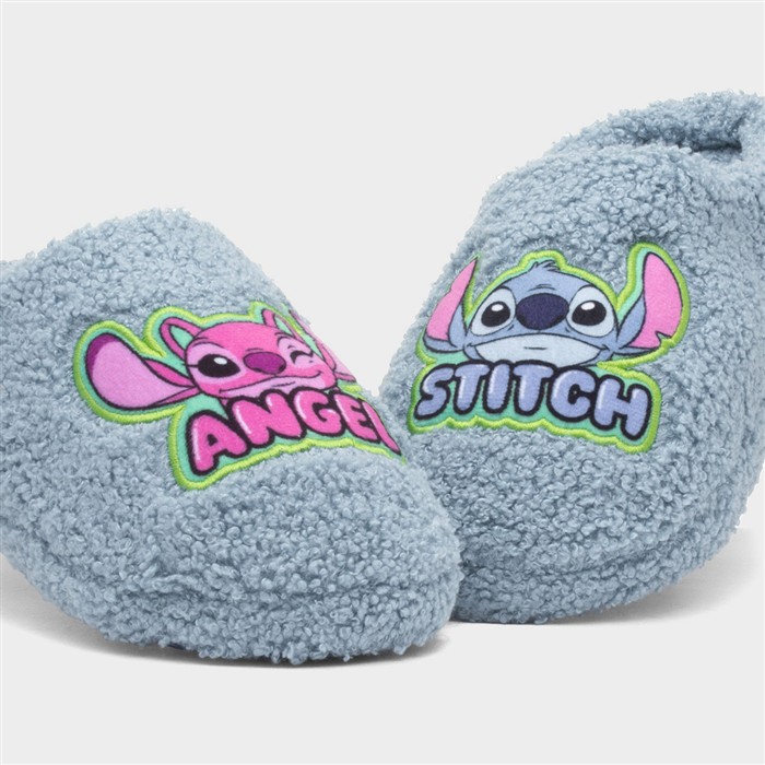 Kids Light Blue Mule Slipper