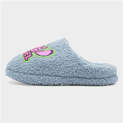 Kids Light Blue Mule Slipper