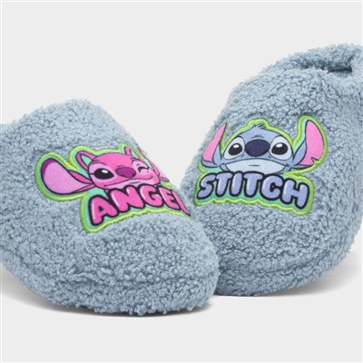 Kids Light Blue Mule Slipper