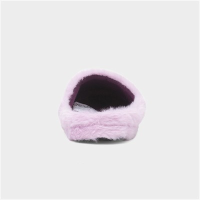 Kids Lilac Mule Slipper