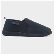 Hush Puppies Arnold Mens Navy Suede Slipper (Click For Details)