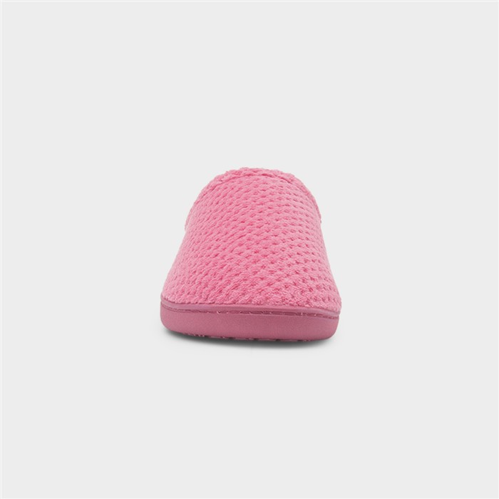 Popcorn Terry Womens Pink Mule Slipper