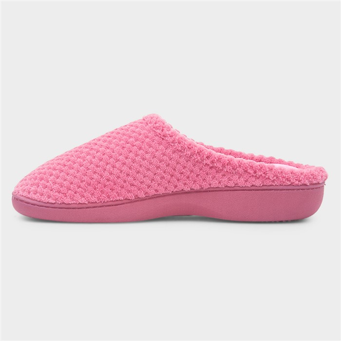 Popcorn Terry Womens Pink Mule Slipper