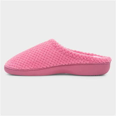 Popcorn Terry Womens Pink Mule Slipper