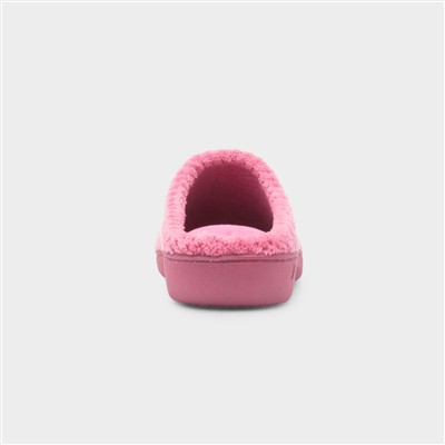 Popcorn Terry Womens Pink Mule Slipper