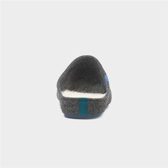 Good Mens Charcoal Mule Slipper