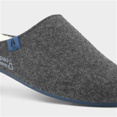 Good Mens Charcoal Mule Slipper