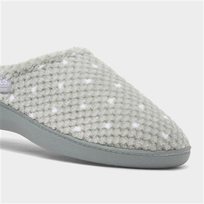 Popcorn Terry Womens Sage Mule Slipper