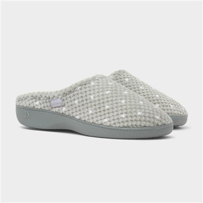 Popcorn Terry Womens Sage Mule Slipper