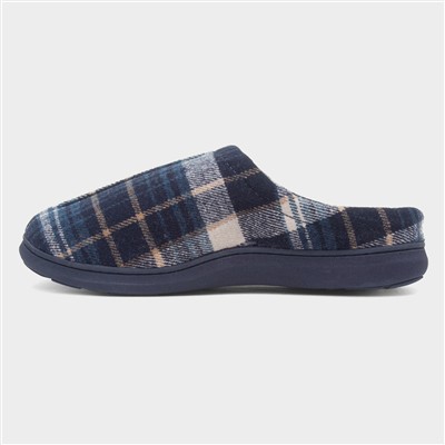 Inverness Mens Navy Mule Slipper
