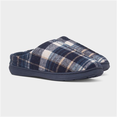 Inverness Mens Navy Mule Slipper