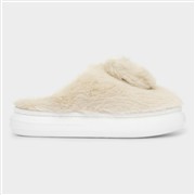 Little Diva Libbie Girls Beige Mule Fluffy Slipper (Click For Details)